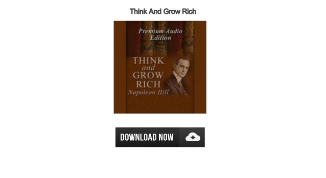 think and grow rich mp3